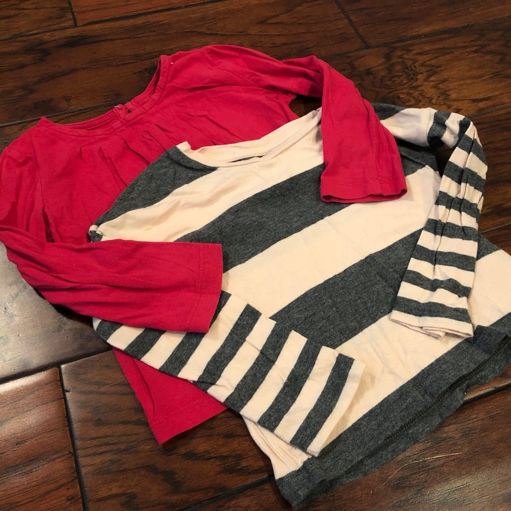 Gap Bundle x2 -- Toddler Girls Shirts, sz 12-18m
